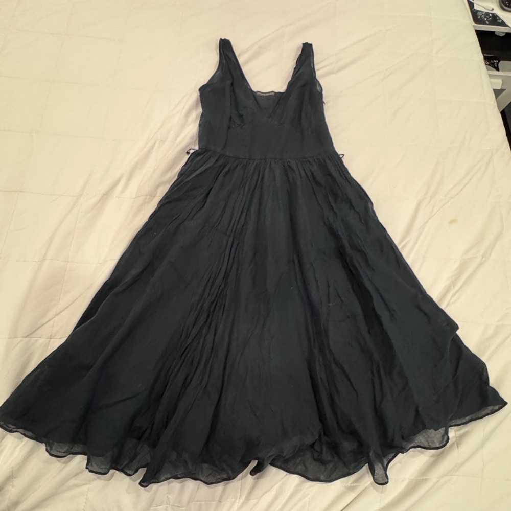 Summer Black Sundress Banana Republic